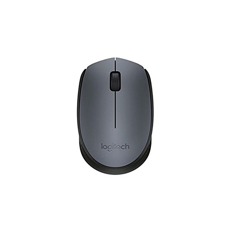 Ratón Inalámbrico Logitech M170- Hasta 1000 DPI- Gris