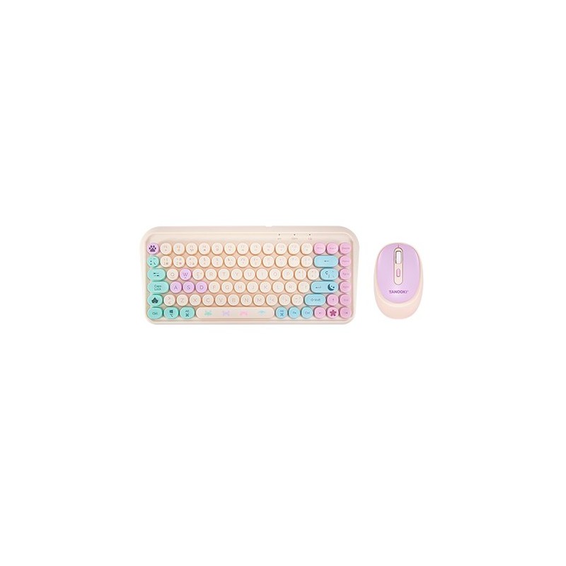 PACK TECLADO+RATON FR-TEC TANOOKI COZY