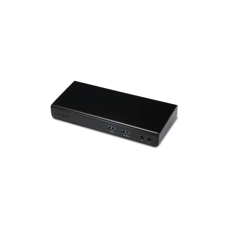 Docking USB 3-0 2-Power DOC0101A- 1xHDMI- - 1xDVI- 6xUSB- 1xRJ45- 2xAudio