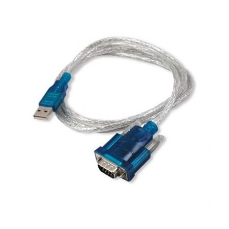 Cable USB 2-0 3GO C102- USB Macho - DB9 Macho- 50cm- Negro