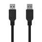 Cable USB 3-0 Aisens A105-0448- USB Macho - USB Macho- 3m- Negro