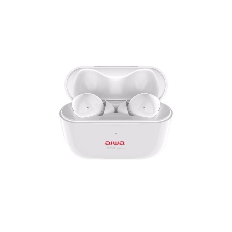 Auriculares Bluetooth Aiwa EBTW-888ANC con estuche de carga- Autonomía 4h- Blancos