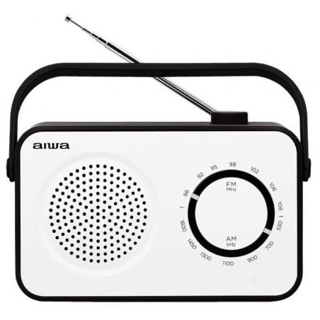 Radio Portátil Aiwa R-190BW- 2W- Blanco