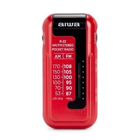 Radio Portátil Aiwa R-22RD- Roja