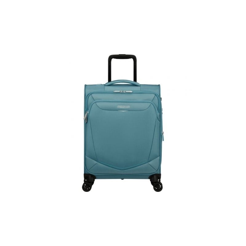 Maleta de Cabina American Tourister SummerRide Spinner 55cm- 55x40x23cm- 4 Ruedas- Azul Brisa