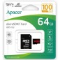 Tarjeta de Memoria Apacer 64GB XC UHS 1 con Adaptador- Clase 10- 100MBs