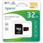 Tarjeta de Memoria Apacer 32GB microSD HC UHS 1 con Adaptador- Clase 10- 100MBs