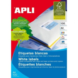 Etiquetas Adhesivas Apli 01294- 70 x 16-9mm- 100 Hojas