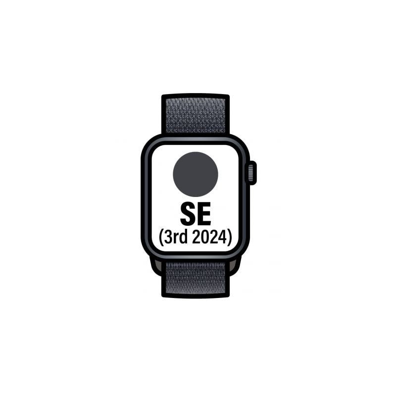 Apple Watch Series 10- GPS- 42mm- Caja de Aluminio Negro Azabache - Correa Loop Deportiva Tinta