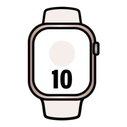 Apple Watch Series 10- GPS- Cellular- 42mm- Caja de Aluminio Oro Rosa - Correa Deportiva Rosa Rubor M-L