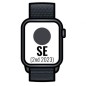 Apple Watch SE 2 Gen 2023- GPS- 44mm- Caja de Aluminio Medianoche- Correa Deportiva Loop Medianoche