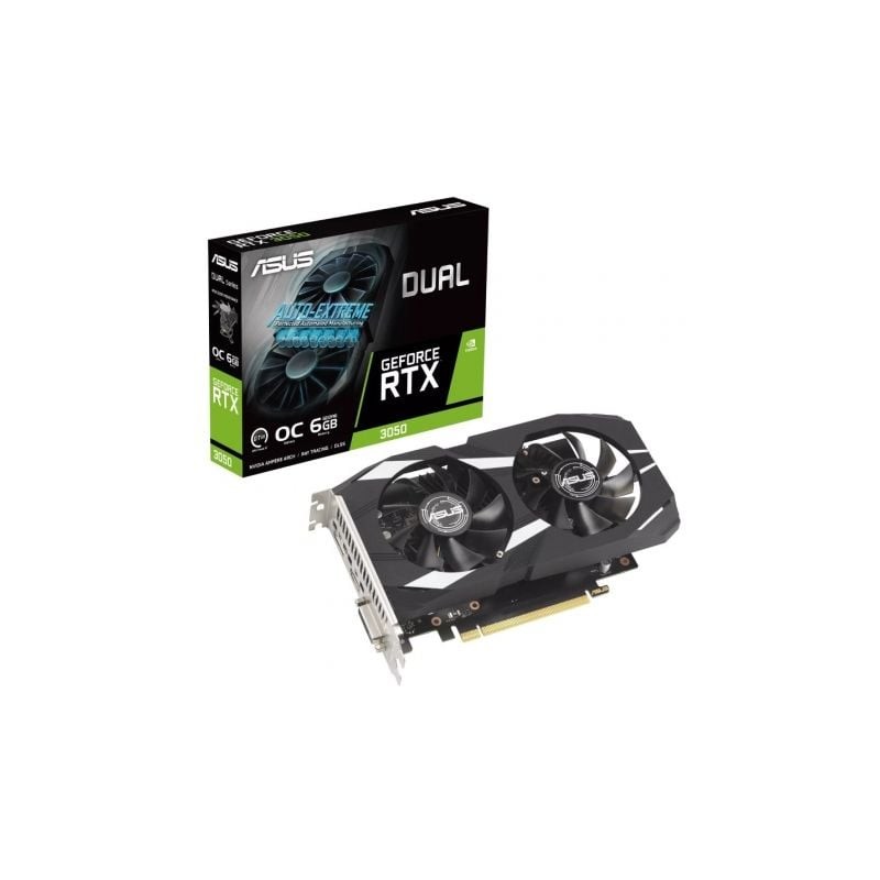 Tarjeta Gráfica Asus Dual GeForce RTX 3050 OC Edition- 6GB GDDR6