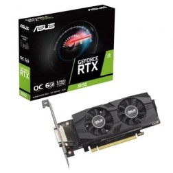 Tarjeta Gráfica Asus GeForce RTX 3050 LP BRK OC Edition- 6GB GDDR6- Compatible con Perfil Bajo