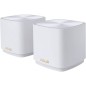 WIRELESS ROUTER ASUS ZENWIFI XD4 PLUS W-2-PK WHITE