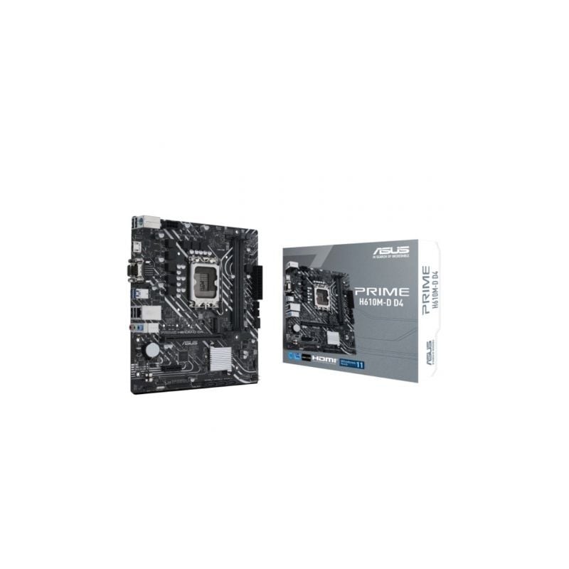 Placa Base Asus Prime H610M-D D4- Socket 1700- Micro ATX