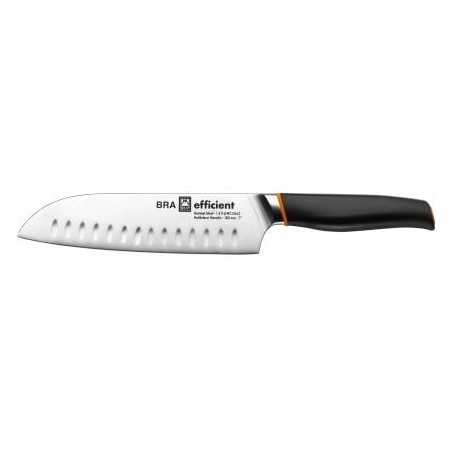 Cuchillo Santoku Bra Efficient A198004- Hoja 180mm- Acero inoxidable