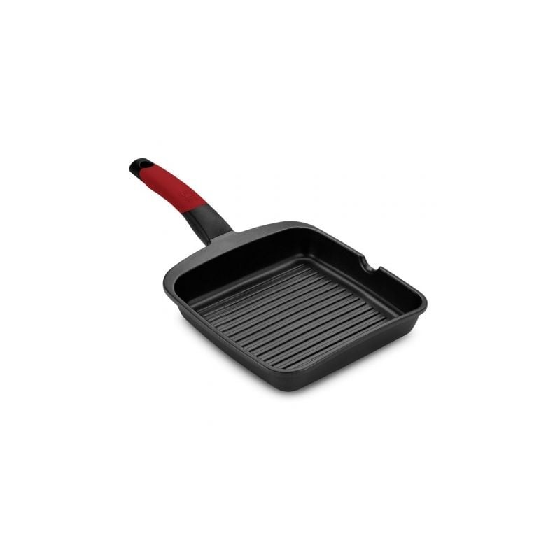 Grill Bra Premiere A411428- Ø28cm- Aluminio Fundido- Apto para Inducción