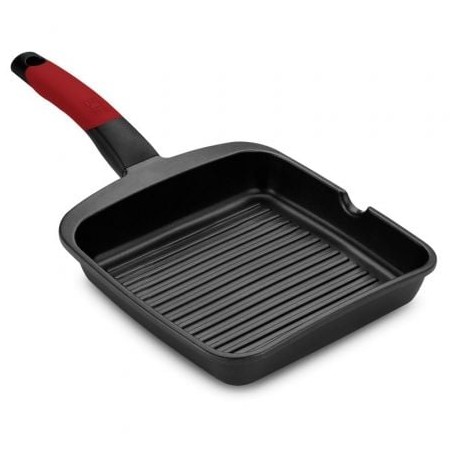 Grill Bra Premiere A411428- Ø28cm- Aluminio Fundido- Apto para Inducción