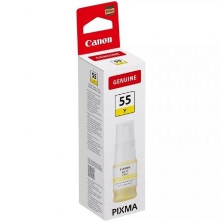 Botella de Tinta Original Canon GI-55- Amarilla