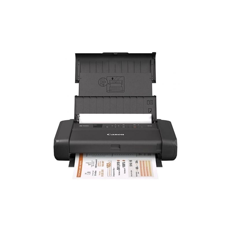 Impresora Portátil Canon PIXMA TR150 con Batería- WiFi- Negra