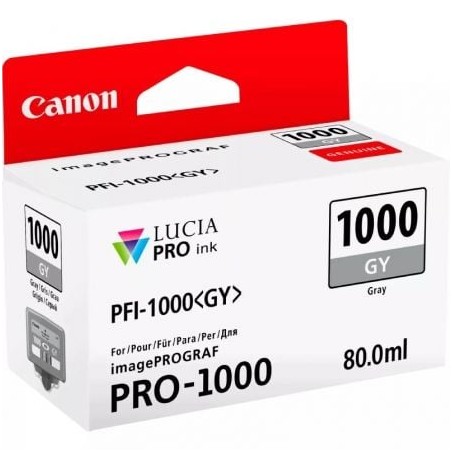 Cartucho de Tinta Original Canon PFI-1000GY- Gris