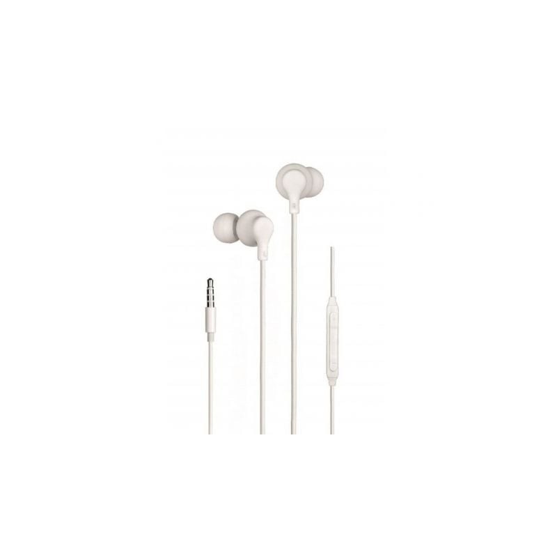 Auriculares Intrauditivos Daewoo DW2014- con Micrófono- Jack 3-5- Blancos