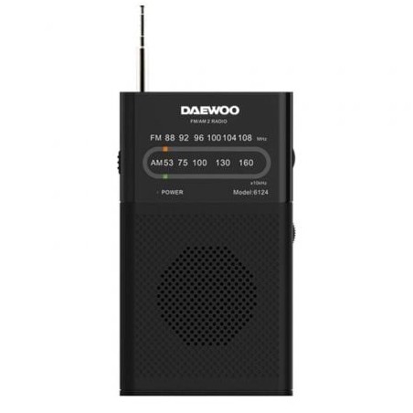 Radio Portátil Daewoo DW1027- Negra