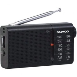 Radio Portátil Daewoo DW1119- Negra