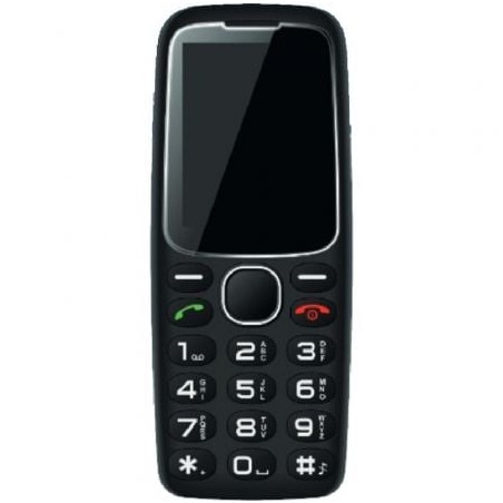 Teléfono Móvil Daewoo DW8001BK para Personas Mayores- Negro