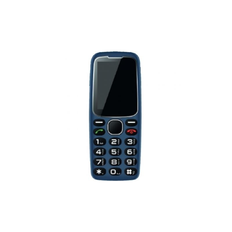 Teléfono Móvil Daewoo DW8001BL para Personas Mayores- Azul