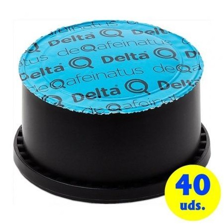 Cápsula Delta DeQafeinatus para cafeteras Delta- Caja 40