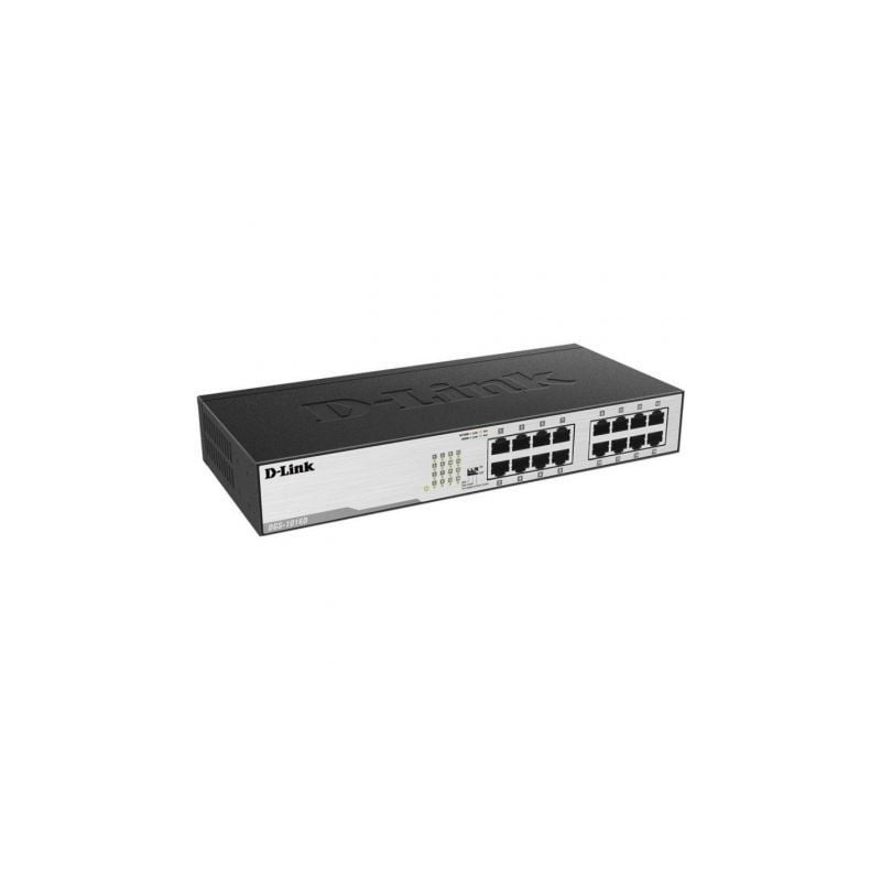 Switch D-Link DGS-1016D 16 Puertos- RJ-45 Gigabit 10-100-1000