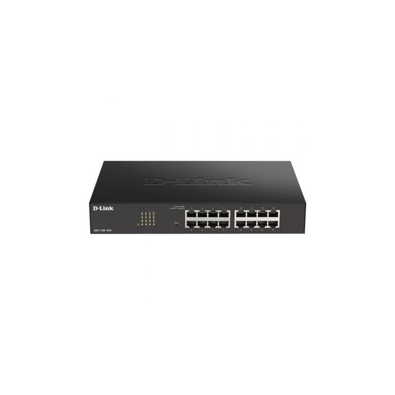 Switch Gestionable D-Link DGS-1100-16V2 16 Puertos- RJ-45 Gigabit 10-100-1000