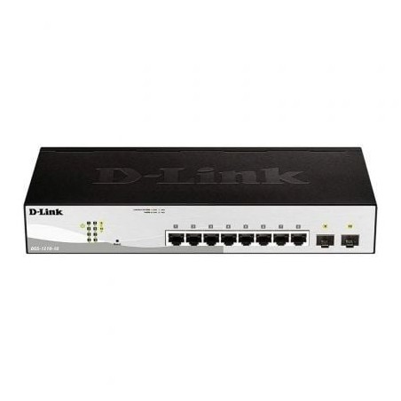 Switch D-Link DGS-1210-10 10 Puertos- RJ-45 Gigabit 10-100-1000 SFP