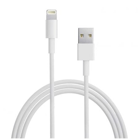 Cable USB Lightning Duracell USB5022W- USB Macho - Lightning Macho- 2m- Blanco