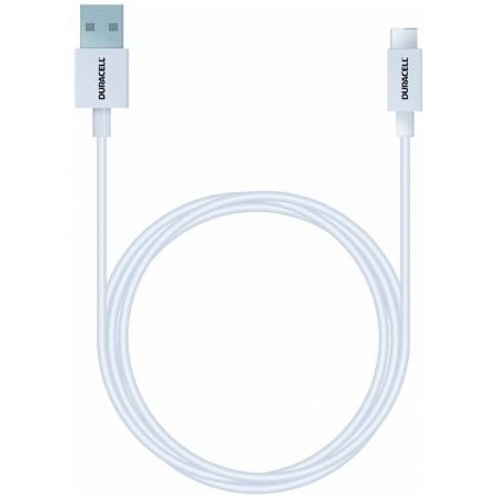 Cable USB 3-0 Tipo-C Duracell USB5031W- USB Tipo-C Macho - USB Macho- 1m- Blanco