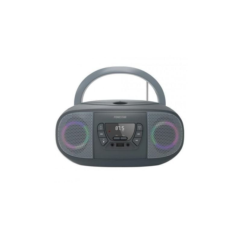 Radio CD Fonestar BOOM-GO-G- 13W- Gris