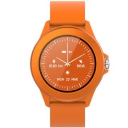 Smartwatch Forever Colorum CW-300- Notificaciones- Frecuencia Cardíaca- Naranja