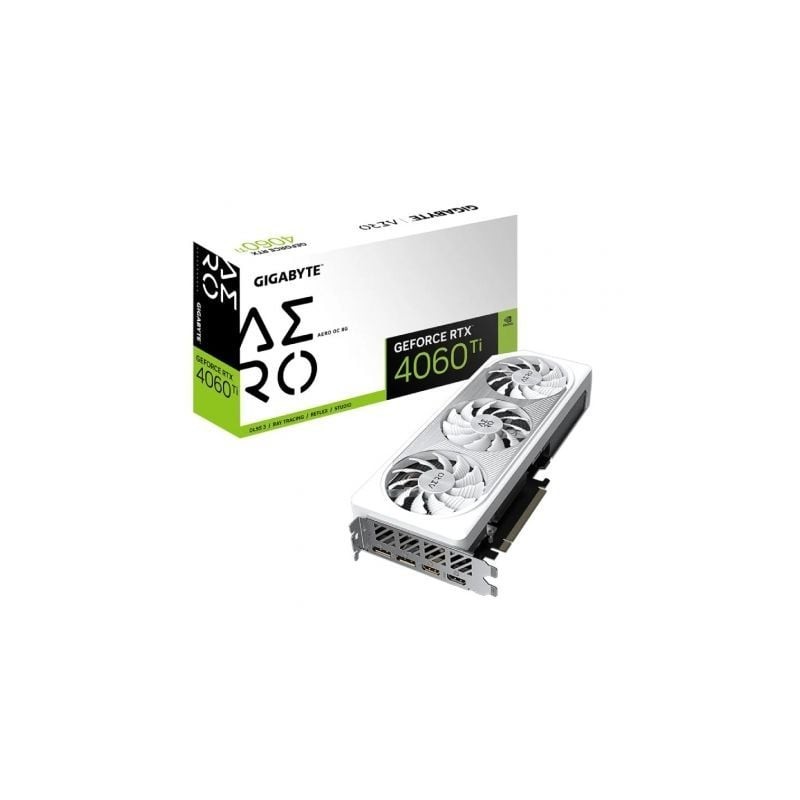 Tarjeta Gráfica Gigabyte GeForce RTX 4060 Ti Aero OC 8G- 8GB GDDR6