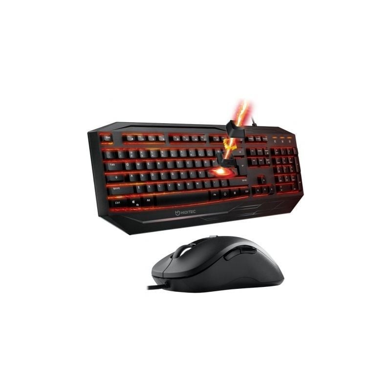 Pack Gaming Hiditec PAC010036- Teclado Gaming GK200 + Ratón Blitz