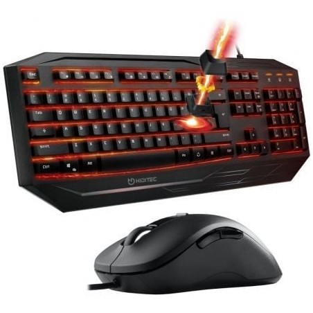 Pack Gaming Hiditec PAC010036- Teclado Gaming GK200 + Ratón Blitz