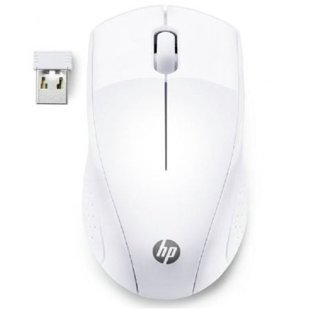 Ratón Inalámbrico HP 220- Hasta 1600 DPI- Blanco Nieve