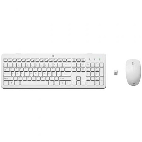 Teclado y Ratón Inalámbricos HP 230- Blanco