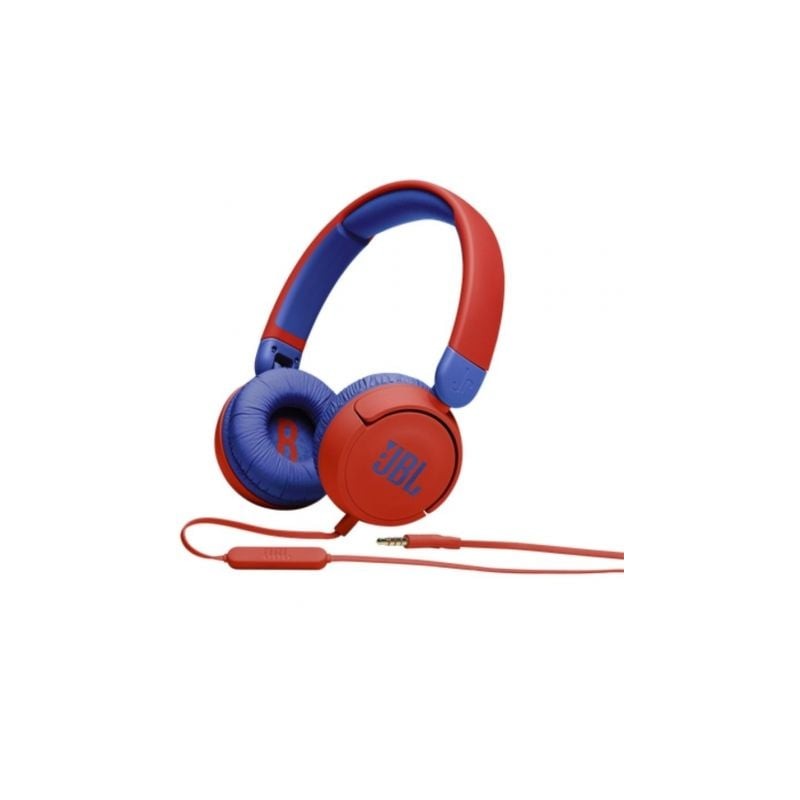 Auriculares Infantiles JBL JR310- con Micrófono- Jack 3-5- Rojos y Azules