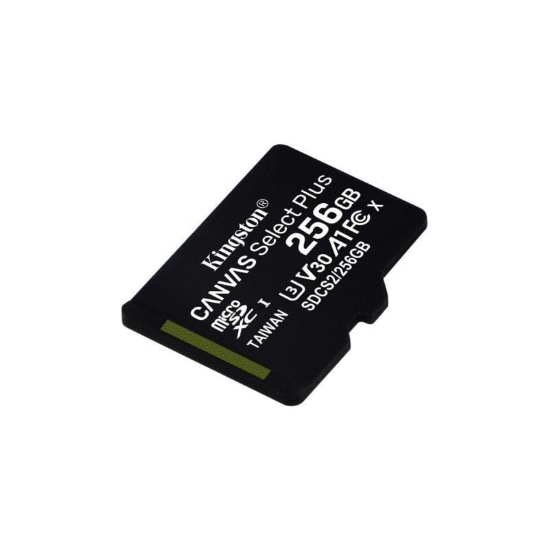 Tarjeta de Memoria Kingston CANVAS Select Plus 256GB microSD XC- Clase 10- 100MBs