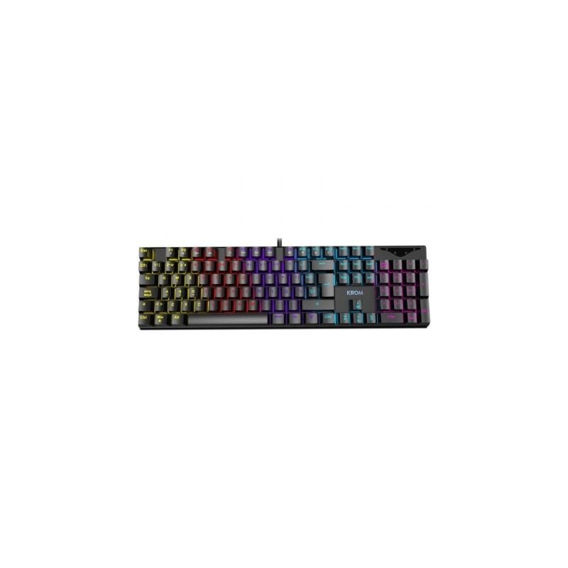 Teclado Gaming Mecánico Krom Kasic- Negro