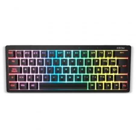 TECLADO KROM KREATOR MECANICO GAMING NEGRO