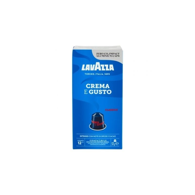 Cápsula Lavazza Crema e Gusto Clásico para cafeteras Nespresso- Caja de 10