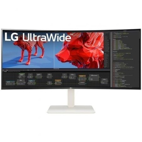 Monitor Profesional Ultrapanorámico Curvo LG UltraWide 38WR85QC-W 37-5"- WQHD+- Multimedia- Blanco