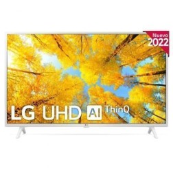 Televisor LG UHD 43UQ76906LE 43"- Ultra HD 4K- Smart TV- WiFi- Blanca